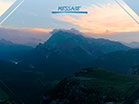 Sunset Aerial Message
