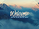 Sunset Aerial Welcome