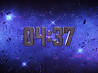 Galaxy Glass Dubstep Countdown