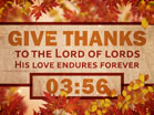Give Thanks Countdown