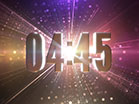Kaleidoscopic Particles Countdown