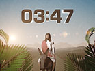 Palm Sunday Jerusalem Countdown