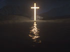 Desert Prayer Cross Reflection
