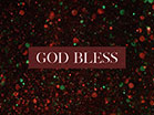 Christmas Glitter God Bless
