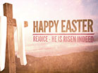 Cross Fabric Happy Easter