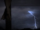 Crucified Feet Lightning
