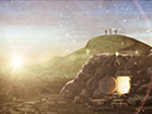 Easter Artwork Tomb Cross Hill
