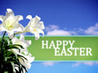 Happy Easter Lily Sky