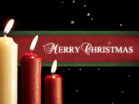 Merry Christmas Candles