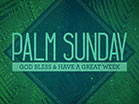 Palm Sunday Watercolors God Bless