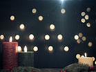 Red Green Pillar Candles