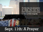 September 11th: A Prayer