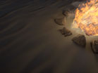 Desert Prayer Fire Closeup