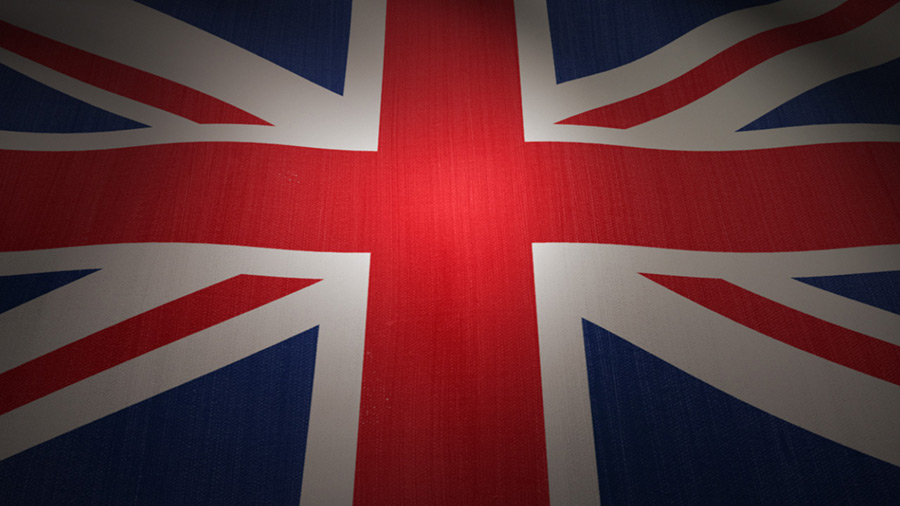 UK Flag Waving