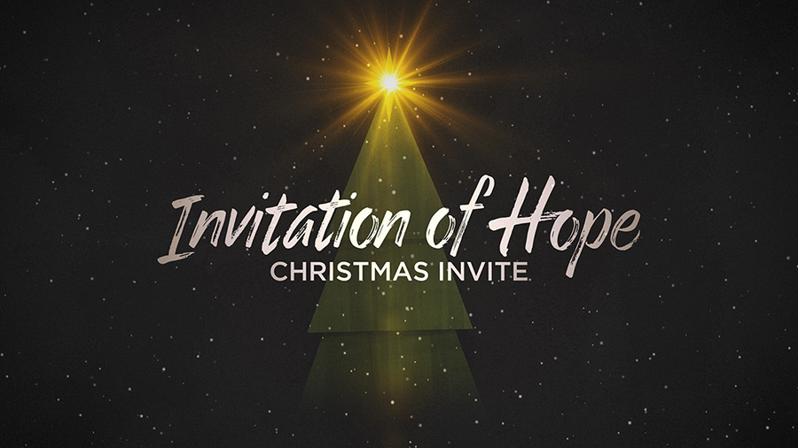 Invitation of Hope Christmas Invite